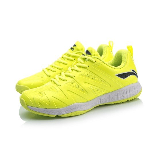 Кроссовки женские для бадминтона Li-Ning Falcon TD легкие (салатовые)