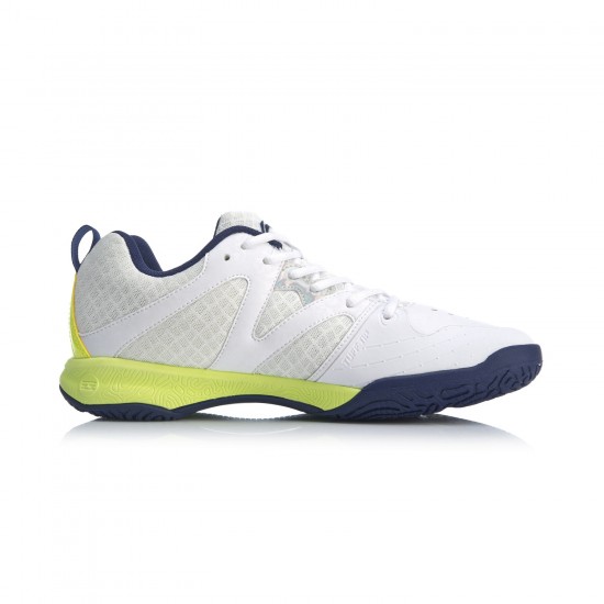 Кроссовки мужские для бадминтона Li-Ning Falcon TD легкие (белые)