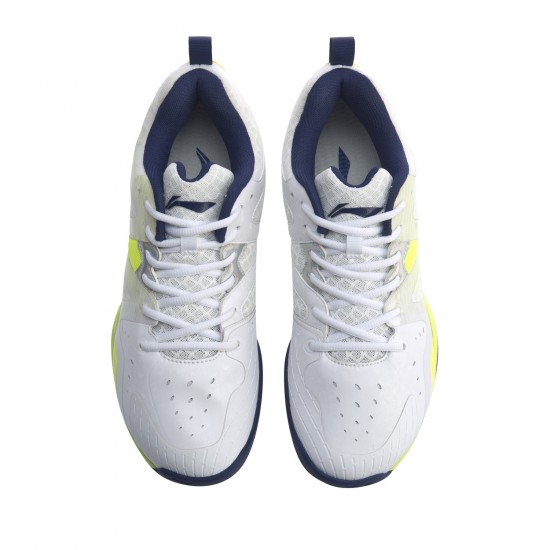 Кроссовки мужские для бадминтона Li-Ning Falcon TD легкие (белые)