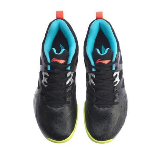 Кроссовки мужские для бадминтона Li-Ning Falcon TD легкие (черные)