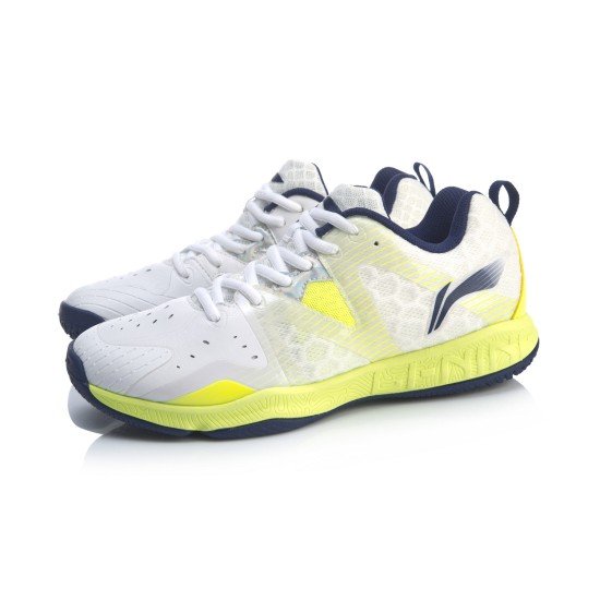 Кроссовки женские для бадминтона Li-Ning Falcon TD легкие AYTQ014-2 (белые)