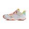 Кроссовки мужские для бадминтона Li-Ning Ranger V (бело-оранжевые)
