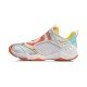 Кроссовки мужские для бадминтона Li-Ning Ranger V (бело-оранжевые)