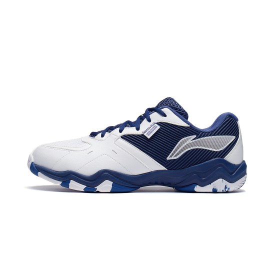 Кроссовки мужские для бадминтона Li-Ning Ranger 6.0 LT (бело-синие)