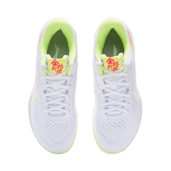 Кроссовки для бадминтона Li-Ning Protector 4.0 (бело-желтые)