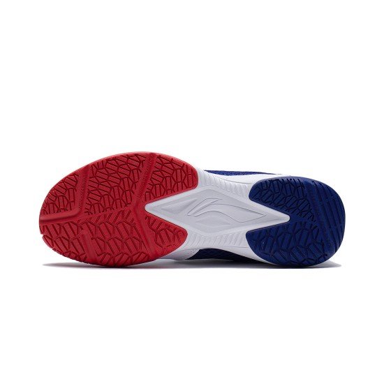Кроссовки для бадминтона Li-Ning Protector 4.0 (бело-синие)