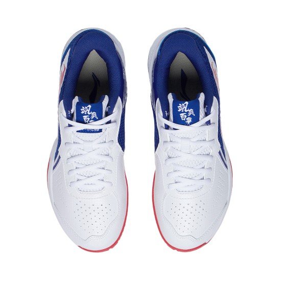 Кроссовки для бадминтона Li-Ning Protector 4.0 (бело-синие)