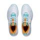 Кроссовки для бадминтона Li-Ning Thunderbolt LITE (бело-салатово-оранжевые)