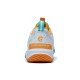 Кроссовки для бадминтона Li-Ning Thunderbolt LITE (бело-салатово-оранжевые)