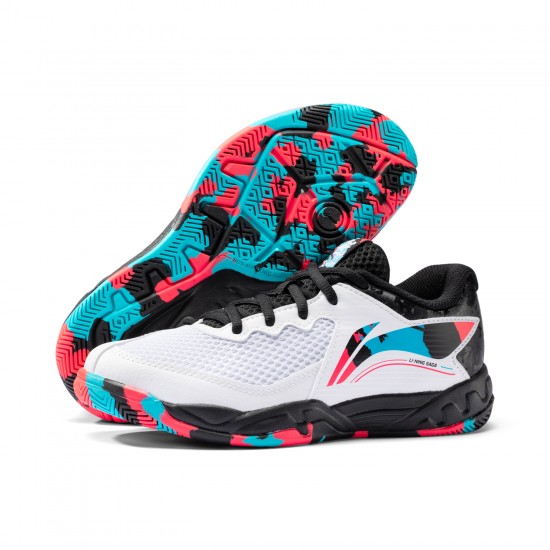 Кроссовки детские для бадминтона Li-Ning AYTT008-1 (белые)