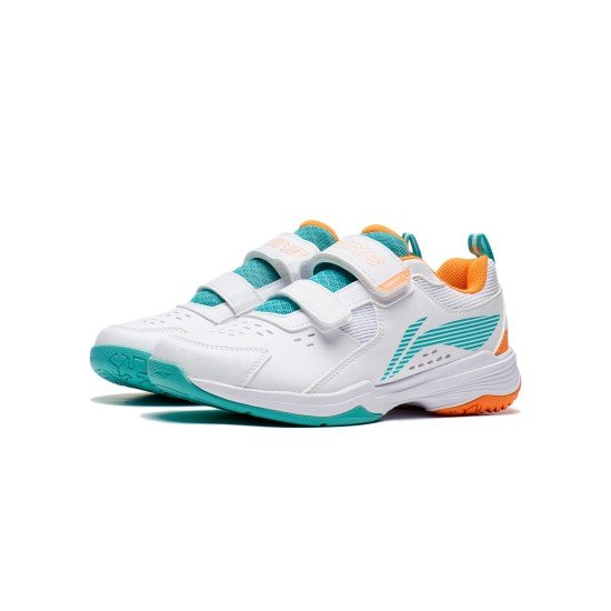 Кроссовки детские для бадминтона Li-Ning AYTT010-1 (белые)