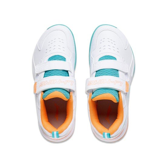 Кроссовки детские для бадминтона Li-Ning AYTT010-1 (белые)
