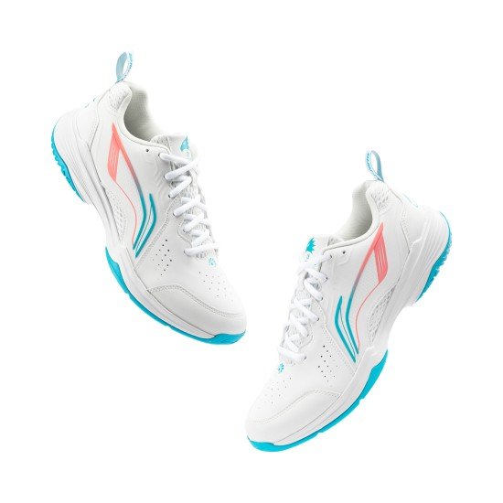 Кроссовки для бадминтона Li-Ning Almighty 2.0 (бело-голубые)