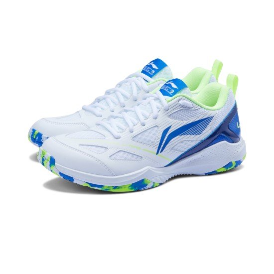 Кроссовки для бадминтона Li-Ning Blast Lite (бело-синие)
