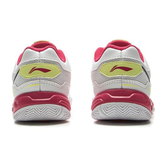Кроссовки детские для бадминтона Li-Ning Saga III (белые)