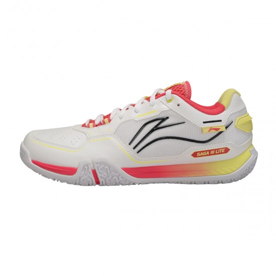 Кроссовки для бадминтона Li-Ning Saga III Lite (белые)