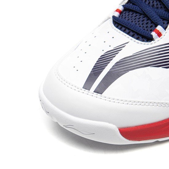 Кроссовки для бадминтона Li-Ning Sound Wave 4 (бело-красные)