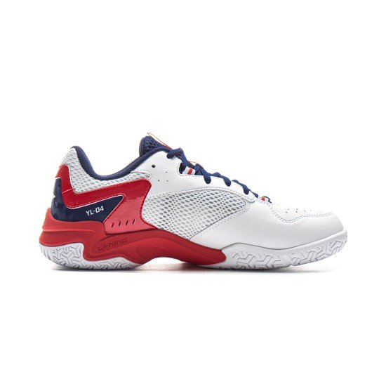 Кроссовки для бадминтона Li-Ning Sound Wave 4 (бело-красные)