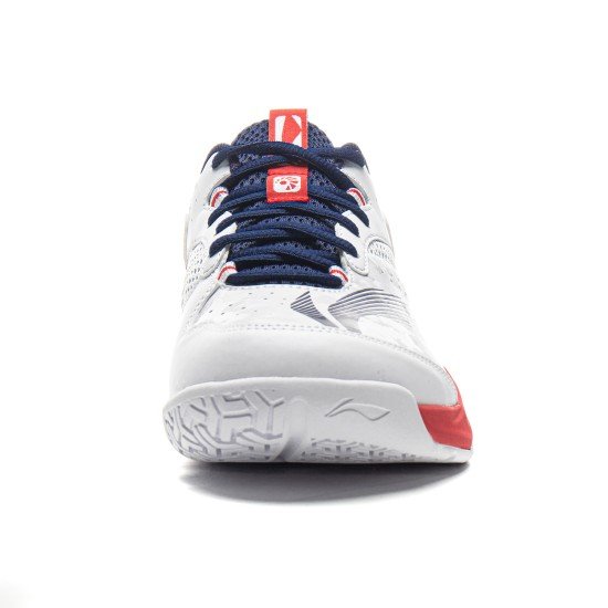 Кроссовки для бадминтона Li-Ning Sound Wave 4 (бело-красные)