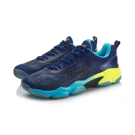 Кроссовки мужские для бадминтона Li-Ning Sonic Boom (синие)