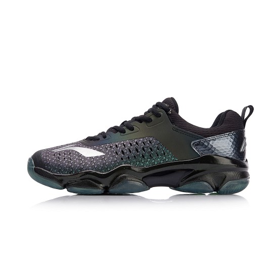 Кроссовки мужские для бадминтона Li-Ning Sonic Boom AYZN009-6 (черные)