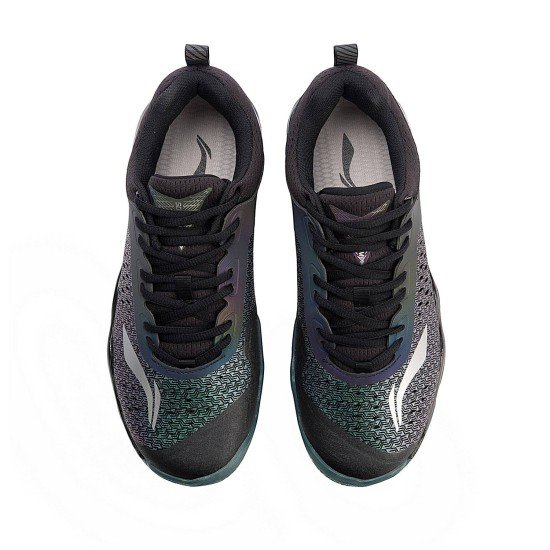 Кроссовки мужские для бадминтона Li-Ning Sonic Boom AYZN009-6 (черные)