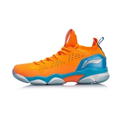 Кроссовки мужские для бадминтона Li-Ning Sonic Boom 2.0 (оранжевые)