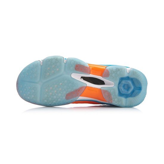 Кроссовки мужские для бадминтона Li-Ning Sonic Boom 2.0 (оранжевые)