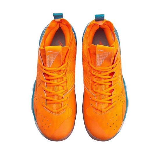 Кроссовки мужские для бадминтона Li-Ning Sonic Boom 2.0 (оранжевые)