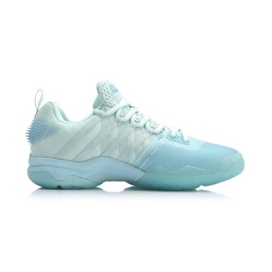 Кроссовки женские для бадминтона Li-Ning Sonic Boom 3.0 (голубые)