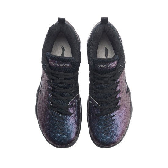 Кроссовки мужские для бадминтона Li-Ning Sonic Boom 3.0 (темно-фиолетовые)