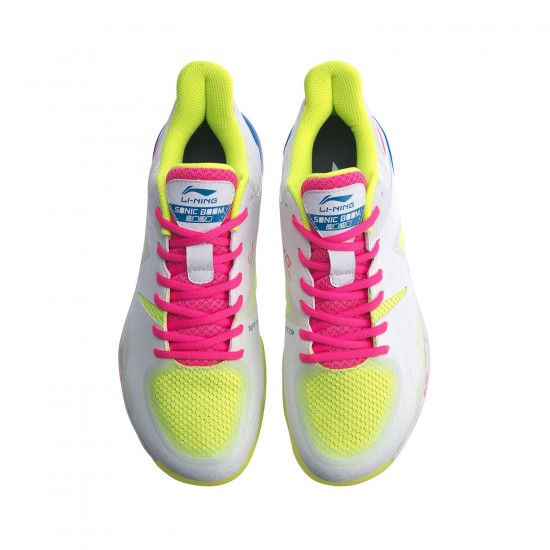 Кроссовки мужские для бадминтона Li-Ning Sonic Boom 4.0 (белые)