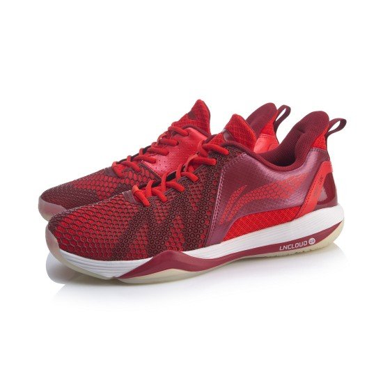 Кроссовки мужские для бадминтона Li-Ning Vortex (красные)