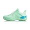 Кроссовки женские для бадминтона Li-Ning Sonic Boom 4.0 (голубые)