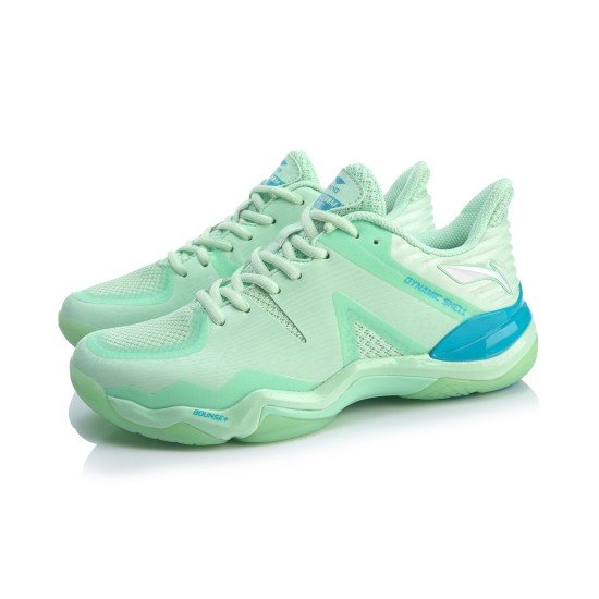 Кроссовки женские для бадминтона Li-Ning Sonic Boom 4.0 (голубые)