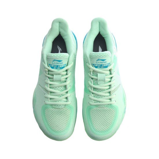 Кроссовки женские для бадминтона Li-Ning Sonic Boom 4.0 (голубые)