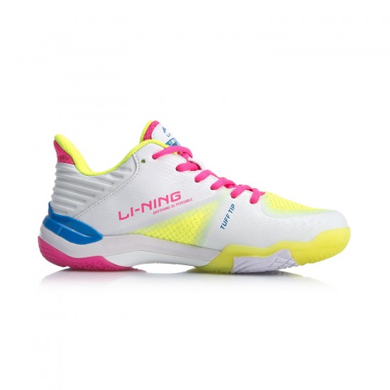 Кроссовки женские для бадминтона Li-Ning Sonic Boom 4.0 (белые)