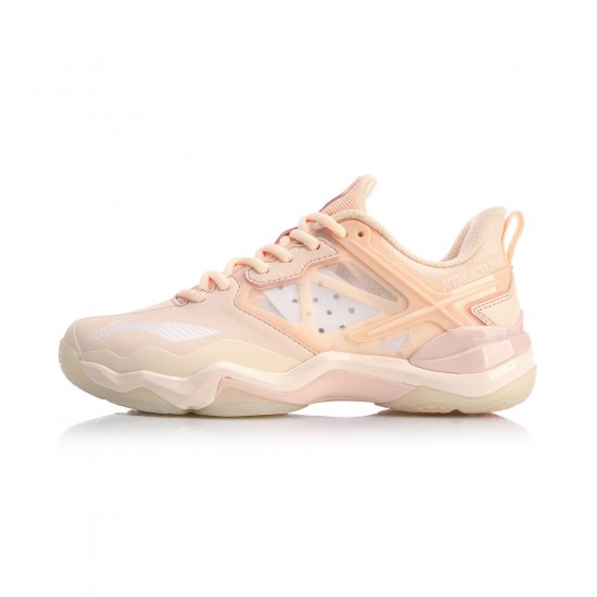 Кроссовки женские для бадминтона Li-Ning Sonic Boom 2020 OP (розовые)