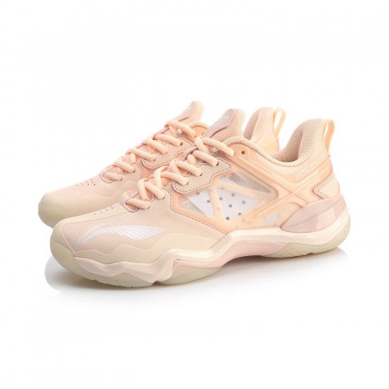 Кроссовки женские для бадминтона Li-Ning Sonic Boom 2020 OP (розовые)