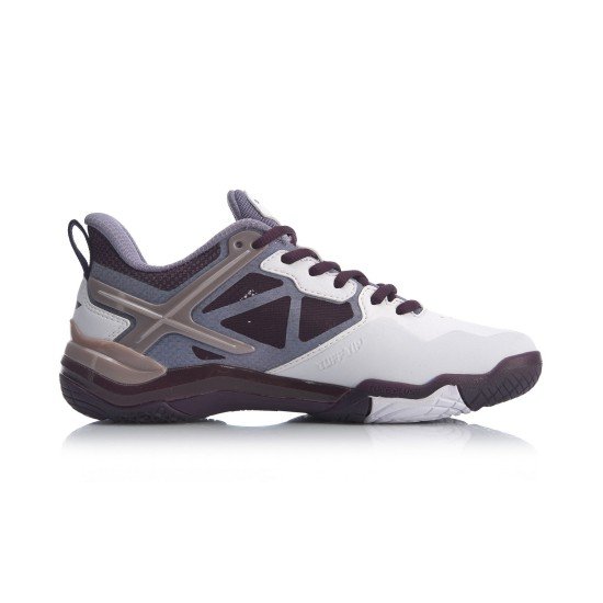 Кроссовки женские для бадминтона Li-Ning Sonic Boom 2020 OP (серые)