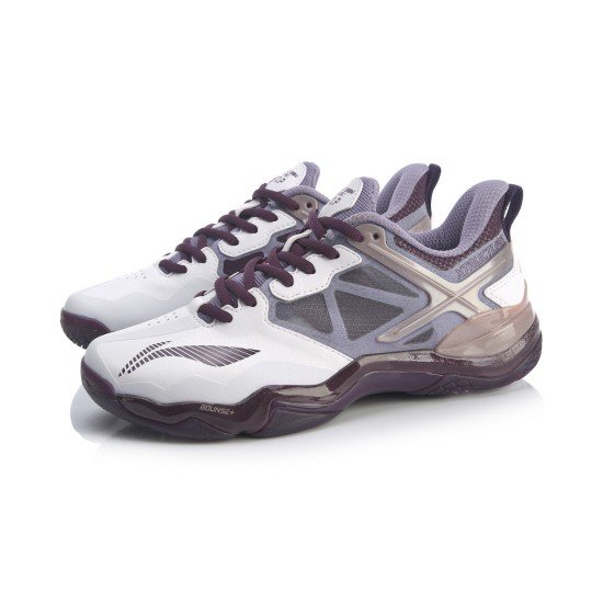 Кроссовки женские для бадминтона Li-Ning Sonic Boom 2020 OP (серые)