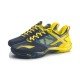 Кроссовки мужские для бадминтона Li-Ning Sonic Boom 2020 OP (серо-желтые)