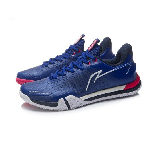 Кроссовки мужские для бадминтона Li-Ning Saga SE (синие)