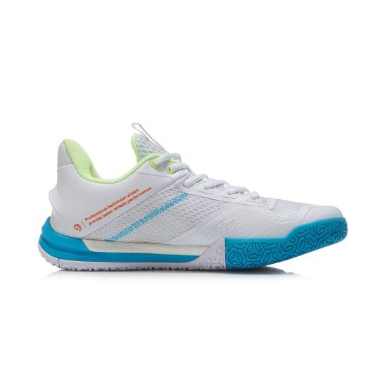 Кроссовки женские для бадминтона Li-Ning Saga SE (белые)