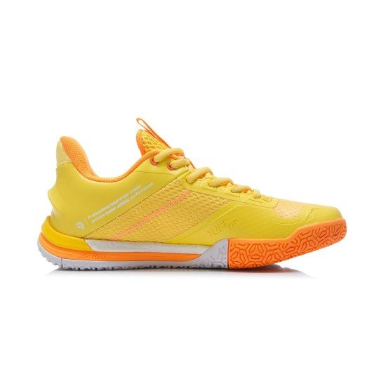 Кроссовки женские для бадминтона Li-Ning Saga SE (желтые)