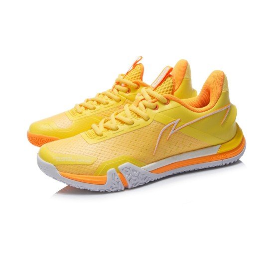 Кроссовки женские для бадминтона Li-Ning Saga SE (желтые)