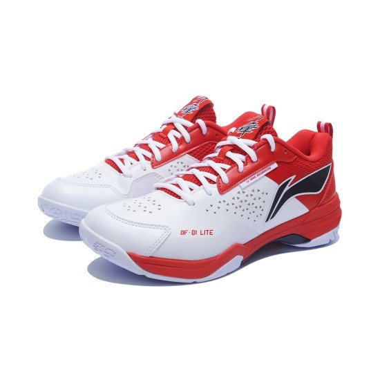 Кроссовки для бадминтона Li-Ning Blade LITE (бело-красные)