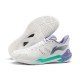 Кроссовки для бадминтона Li-Ning Yun Ting YT-01 (бело-фиолетовые)