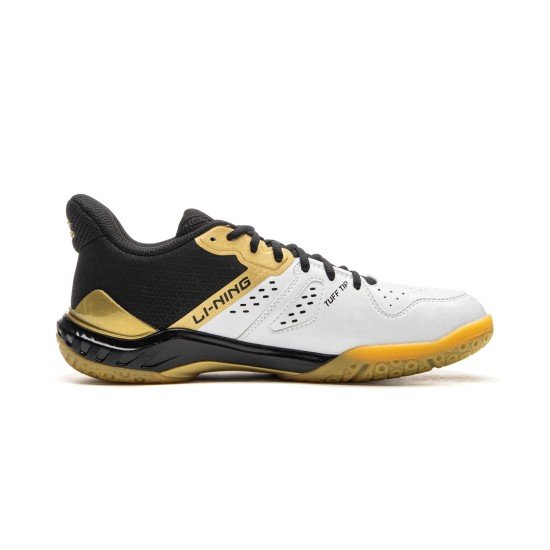 Кроссовки для бадминтона Li-Ning Yun Ting Power Gold (бело-черные)