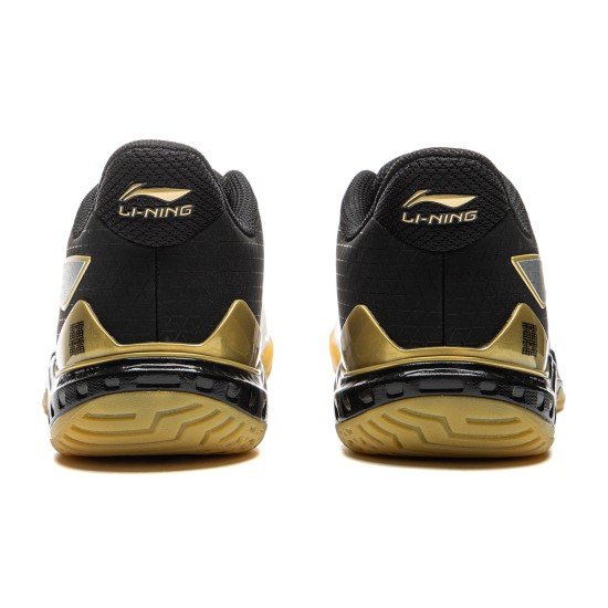Кроссовки для бадминтона Li-Ning Yun Ting Power Gold (бело-черные)